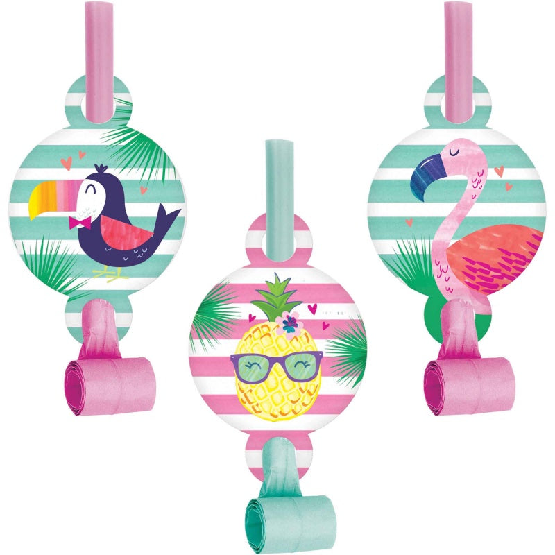 PINEAPPLE AND FRIENDS BLOWOUTS PACK OF 8