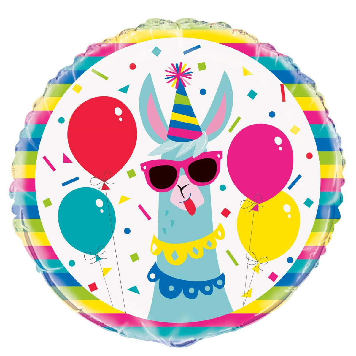 Llama Birthday 45cm (18") Foil Balloon