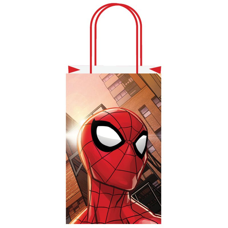 Spider-Man Kraft Paper Party Bags – 8 Pack
