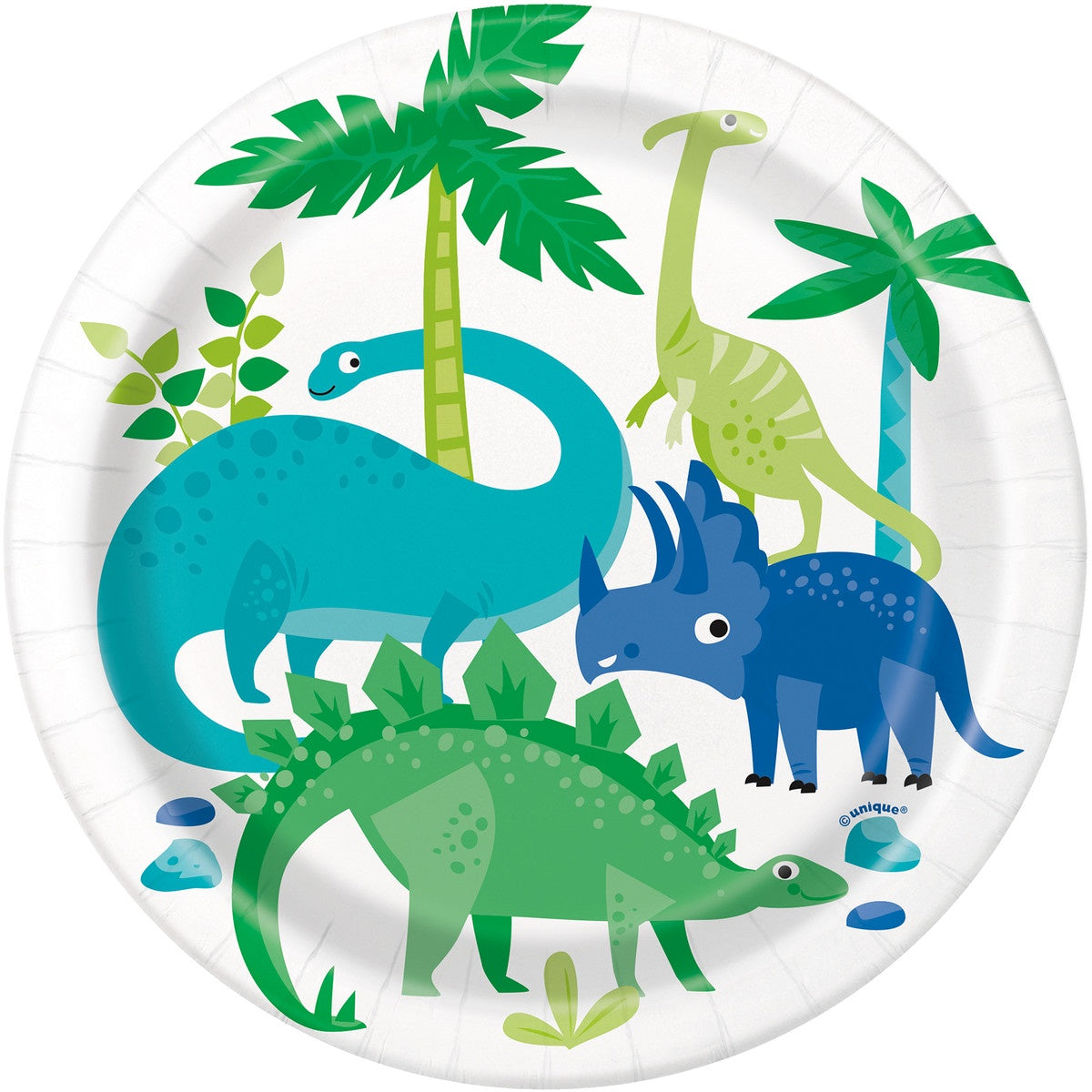 DINOSAUR 8 x 7" PLATES