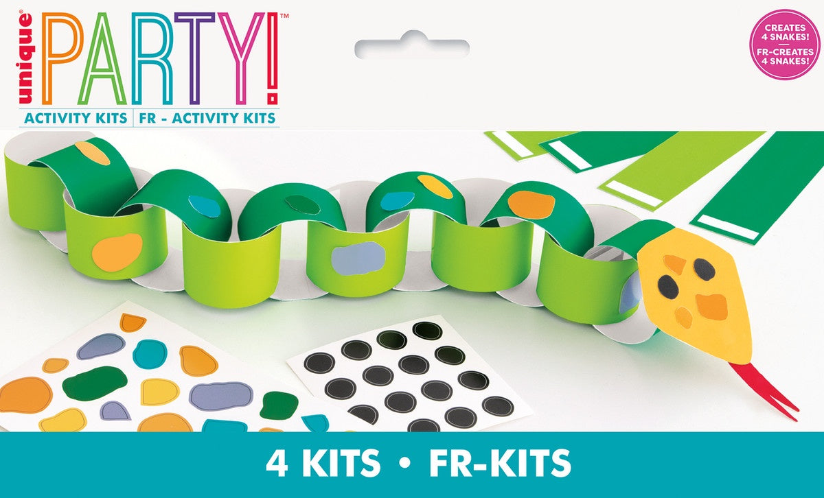 Snake Paper Chain Craft Kit For 4
