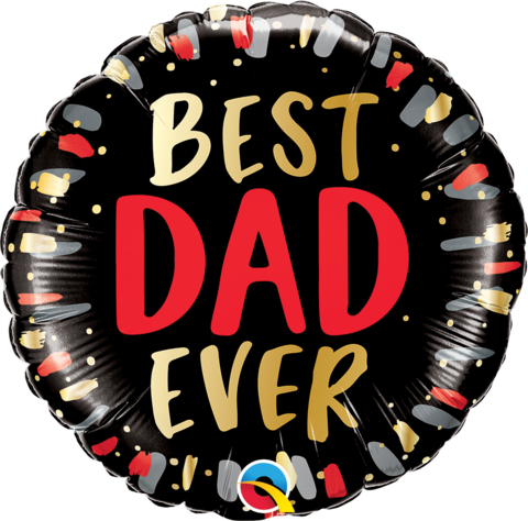 Best Dad Ever 18'' Foil Balloon
