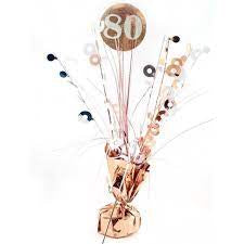 #80 Rose Gold & White Centrepiece Weight 165GM