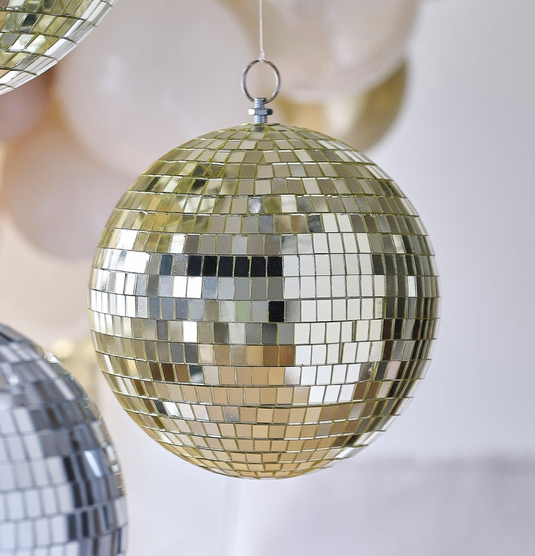 GR Gold Party Gold Disco Ball Medium 20cm