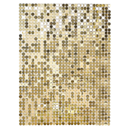 Gold Party Shimmer Wall Back Drop – Perfect for Weddings, Birthday Parties, and Events