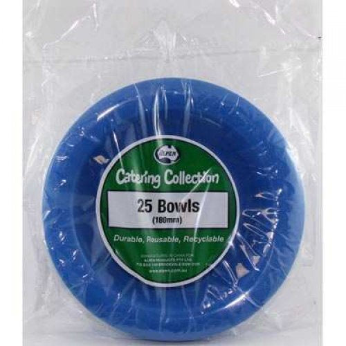 Plastic Bowl Royal Blue Pack of 20
