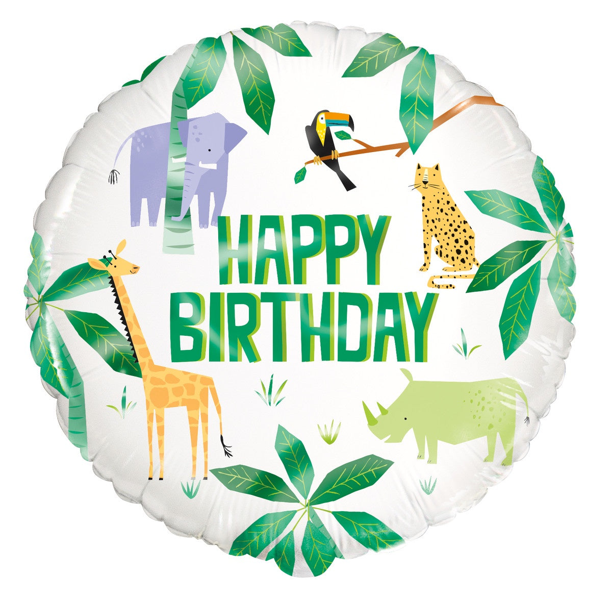 Animal Safari 18" (45cm) Foil Balloon