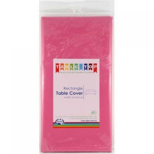 Rectangle Plastic Tablecover Magenta