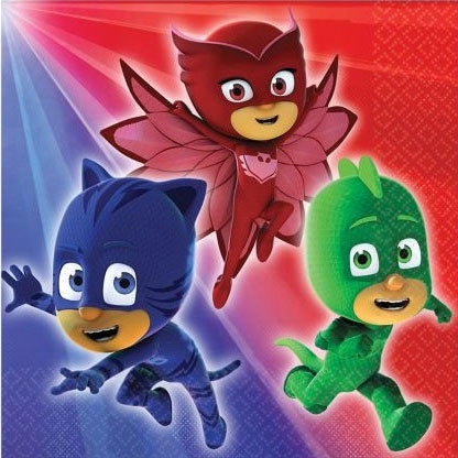 Pj Masks Beverage Napkins Pack Of 16