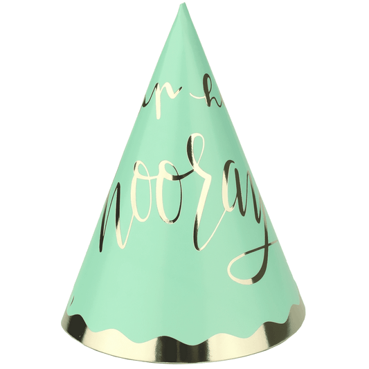 LUXE MINT PARTY HATS PACK OF 4
