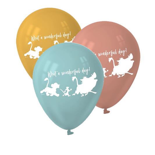 LION KING LATEX BALLOON PACK OF 6