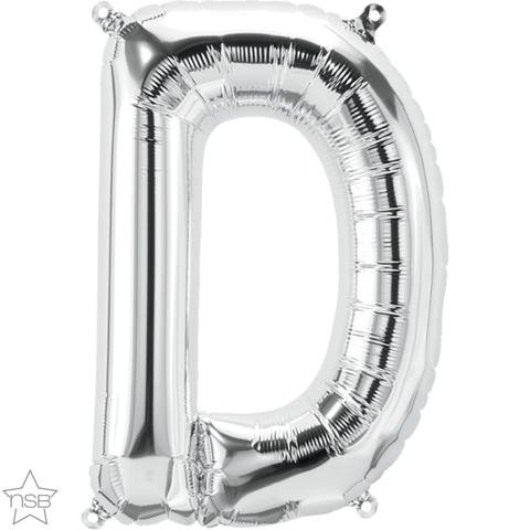 Foil Balloon 16" Letter Silver #d