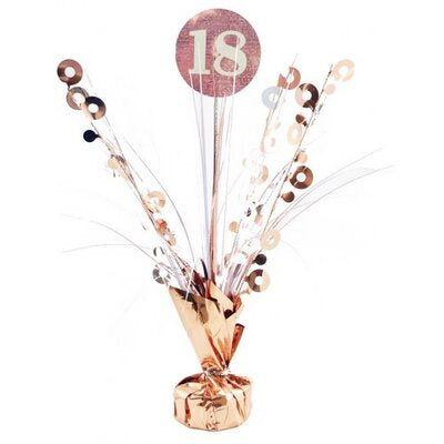 #18 Rose Gold & White Centrepiece Weight 165GM