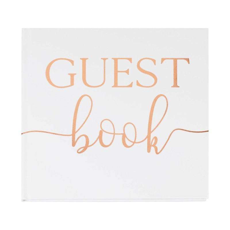 Botanical Floral Wedding Guest Book 22cm