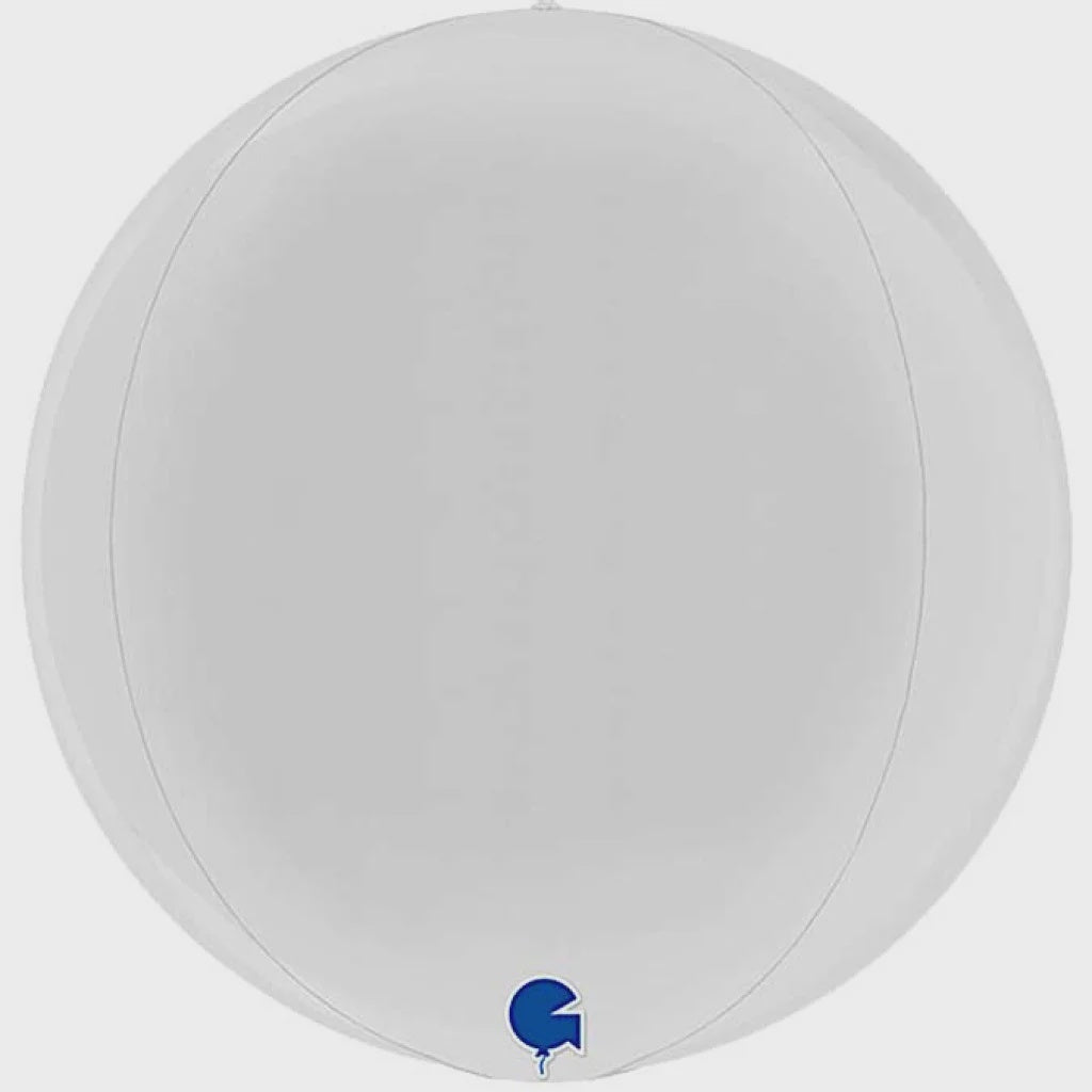 Globe 4D White 15inch(38cm) Round Shape