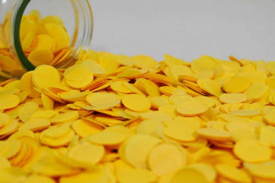 Tissue Paper Confetti 2cm Standard Yellow 250g
