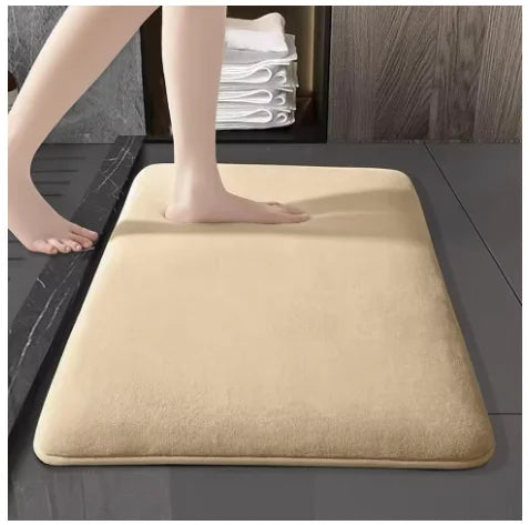 Absorbent Floor Mat Non Slip Bath Mat Anti Slip Coral Velvet Bathroom Floor Mat Door Mat Home Decoration