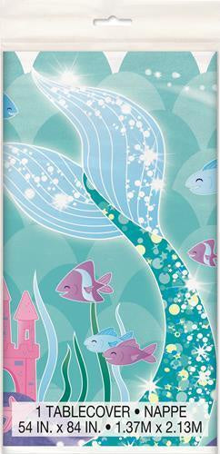 MERMAID PLASTIC TABLECOVER