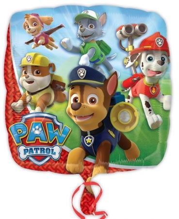 Paw Patrol 18" Foil Balloon Square