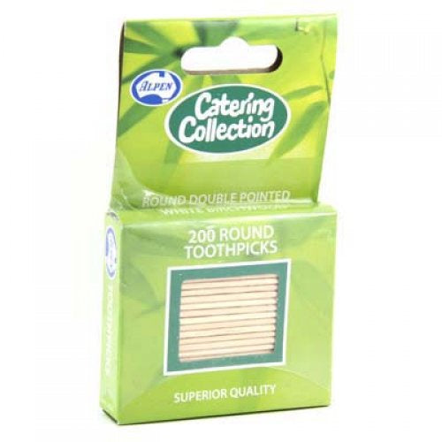 Alpen Round Toothpicks Pack Of 200