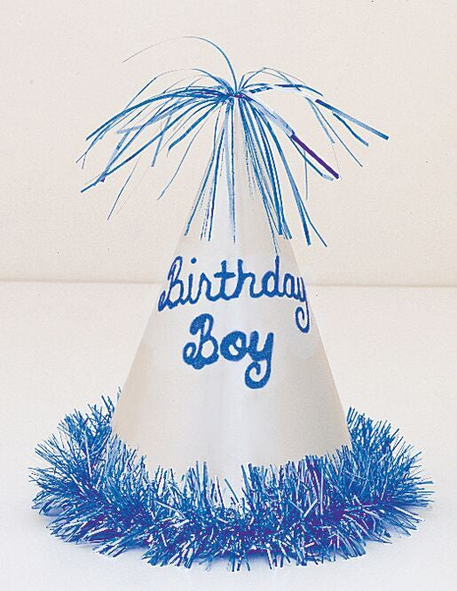 Hat Birthday Boy Glitter