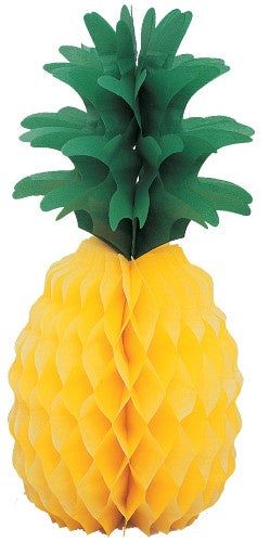 Luau Pineapple Honeycomb Centrepiece 25cm(10")