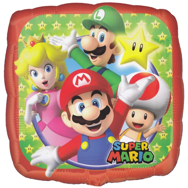 Mario Bros Foil Balloon 45cm(18")