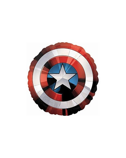 LARGE FOIL SUPERSHAPE BALLOON 28"(71CM) AVENGERS SHIELD