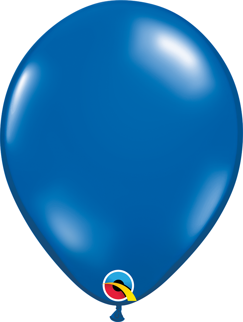 11" Helium Quality Jewel Latex Balloons Sapphire Blue Pack Of 100