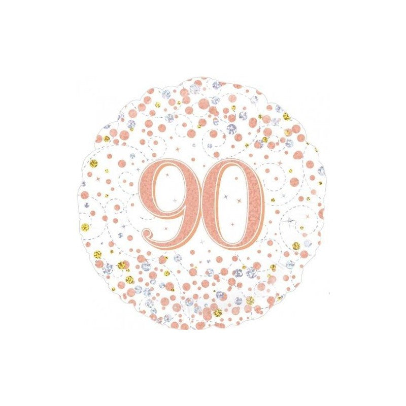 Sparkling Fizz Rose Gold 90 FOIL BALLOON 18" (45CM)