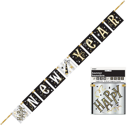 HAPPY NEW YEAR BLOCK BANNER