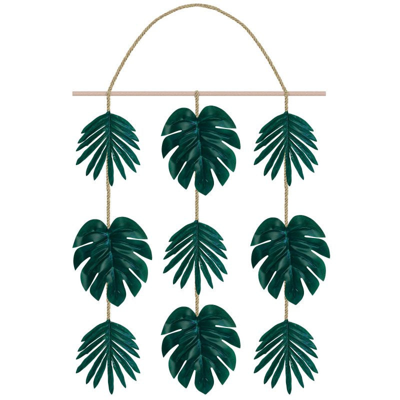 ALOHA PALM LEAF HANGING DECORATION