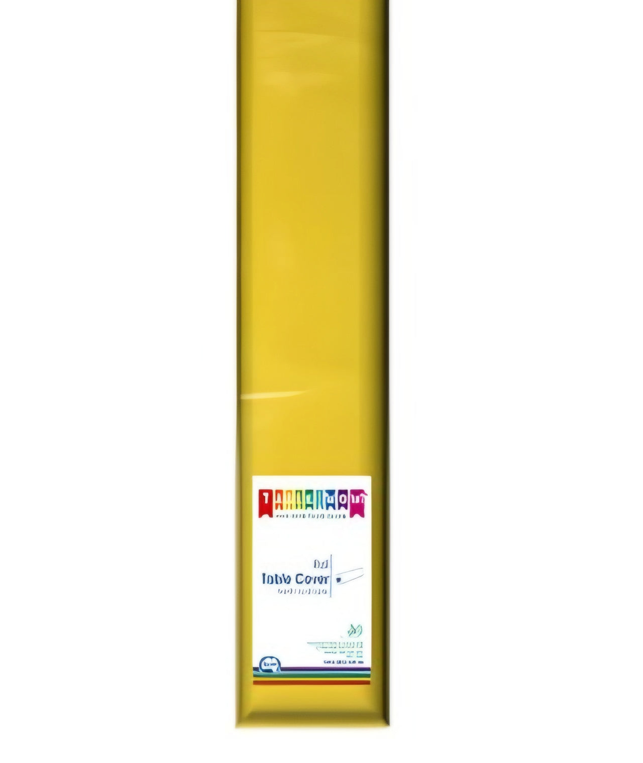 Yellow Plastic Tablecover Roll Party Tablecloth Decoration