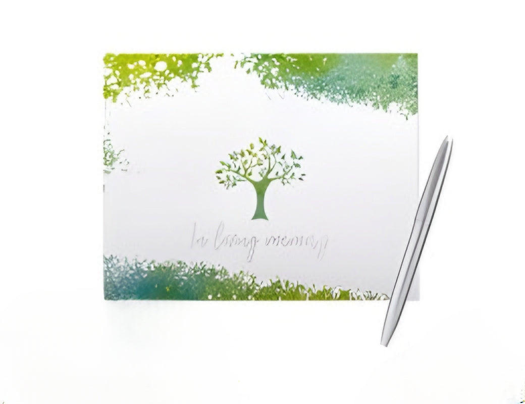 In Loving Memory Memorial Guest Book Funeral Condolence Book
