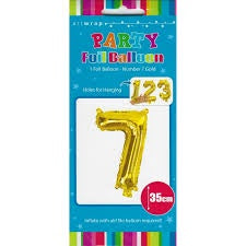 Foil Balloon 35cm Gold 7