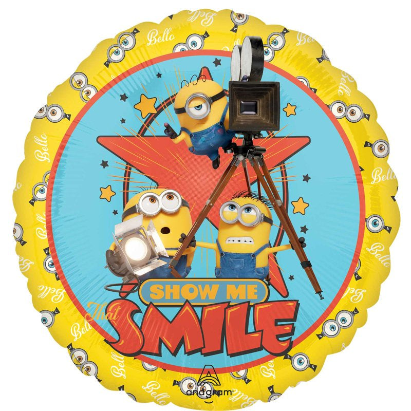 45cm Standard HX Minions 3 Foil Balloon