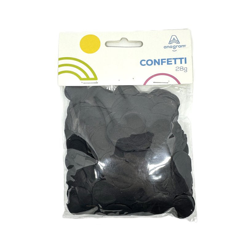 Black Tissue Paper Confetti 2cm – 28g