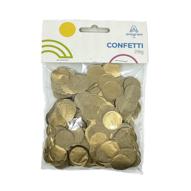 Gold Tissue Paper Confetti 2cm – 28g
