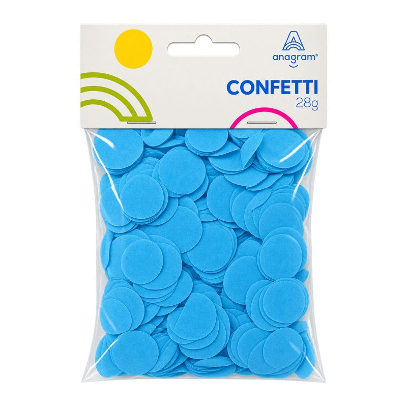 Caribbean Blue Tissue Paper Confetti 2cm – 28g