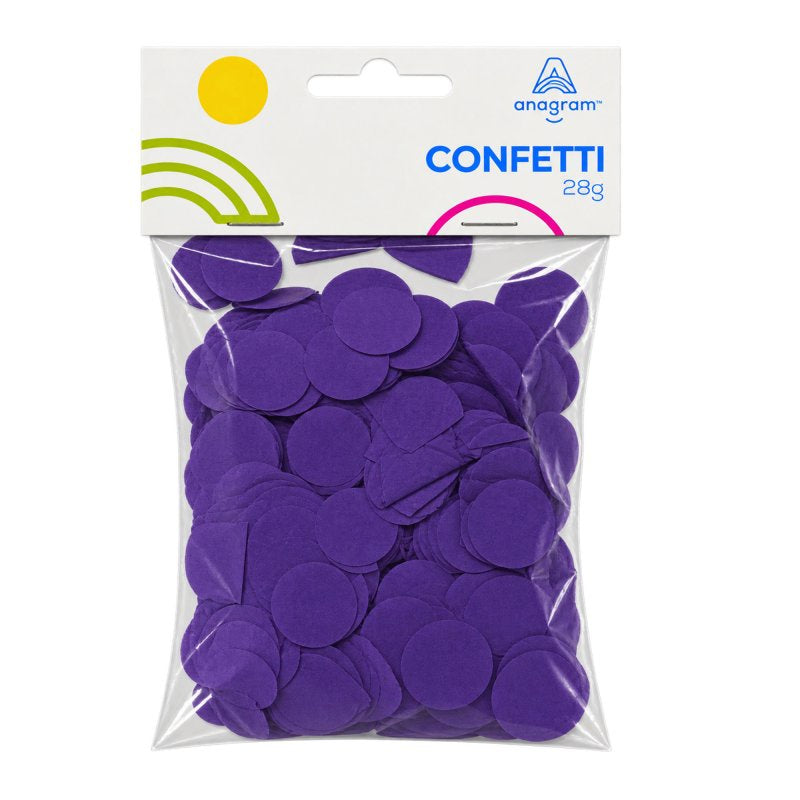 Purple Tissue Paper Confetti 2cm – 28g