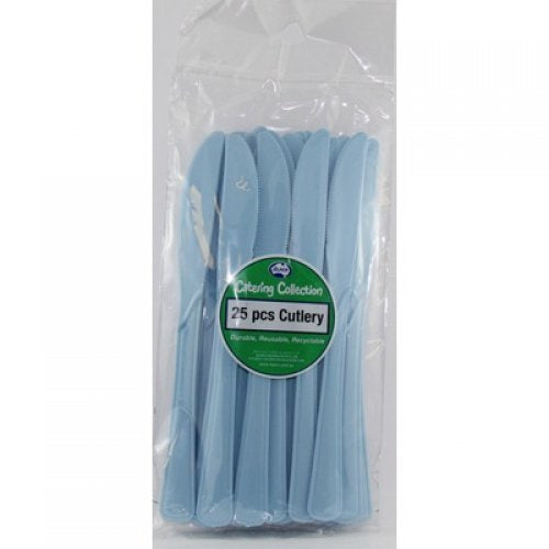 Plastic Knife Light Blue Pack of 20