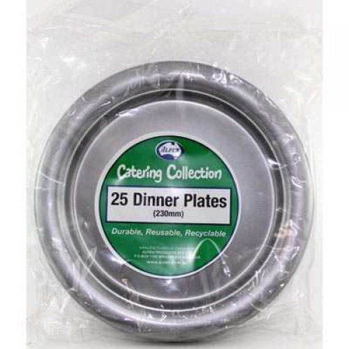 Dinner Plate Silver Pack of 20