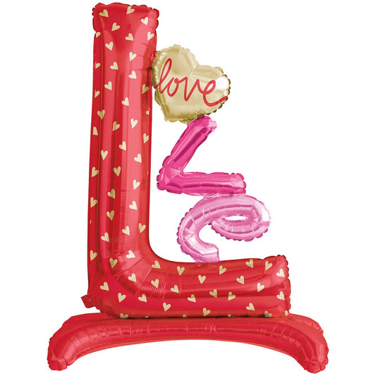 "Love" 99cm (39") Standing Foil Balloon