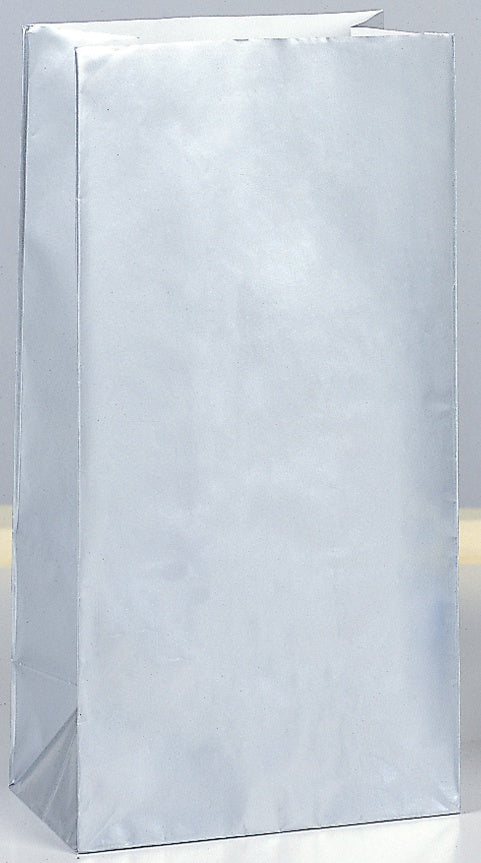 Paper Loot Bags Silver P10
