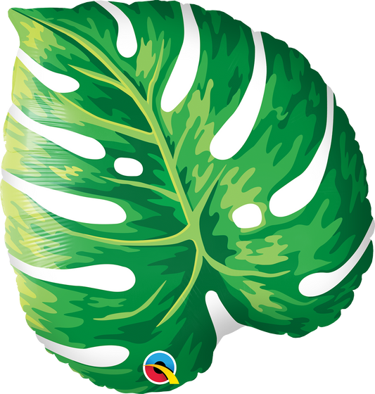 Large Foil Supershape Balloon Tropical Philodendron 21"