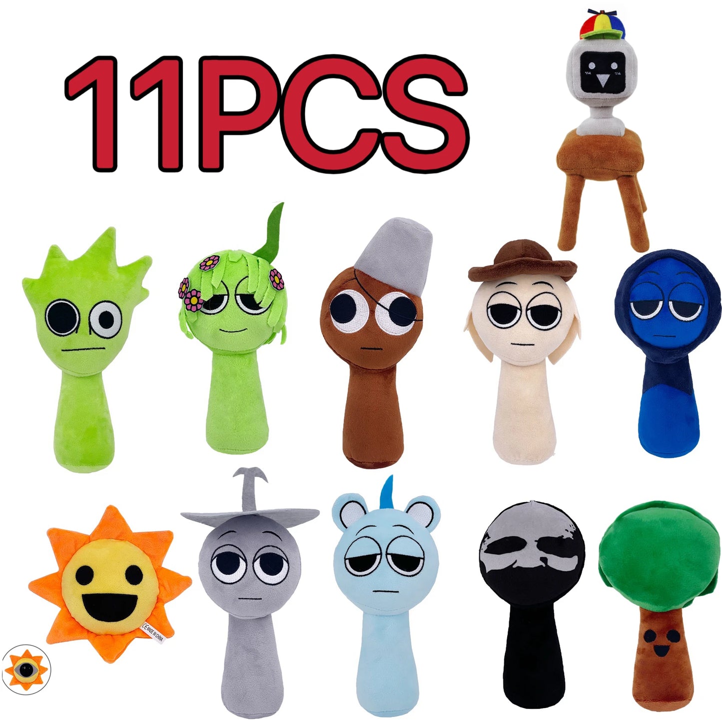 Plush Toys Sprunki Incredibox Plush Doll Sprunki Game Cartoon Pillow Kids Birthday Gifts Stuffed Dolls Christmas Gift