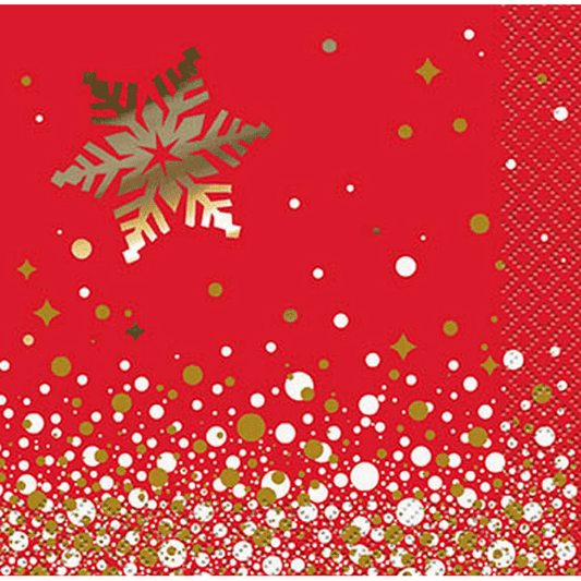 GOLD SPARKLE XMAS 16 BEV NAPS