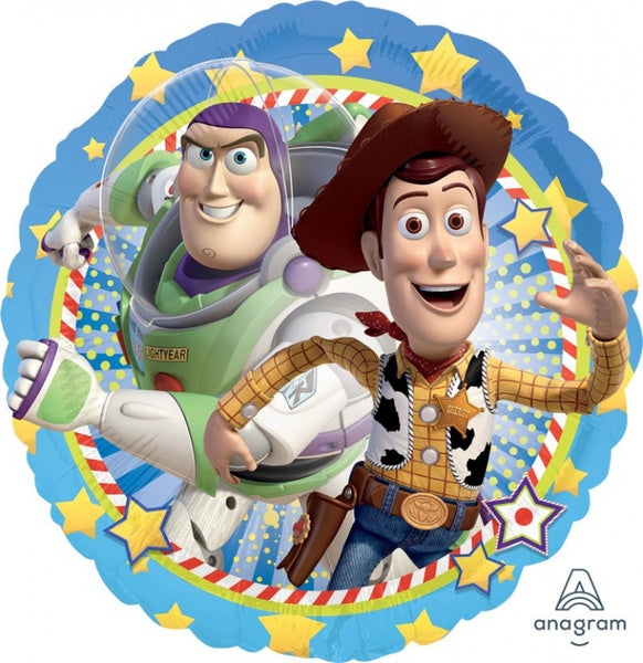 TOY STORY WOODY & BUZZ FOIL BALLOON 45CM(18")