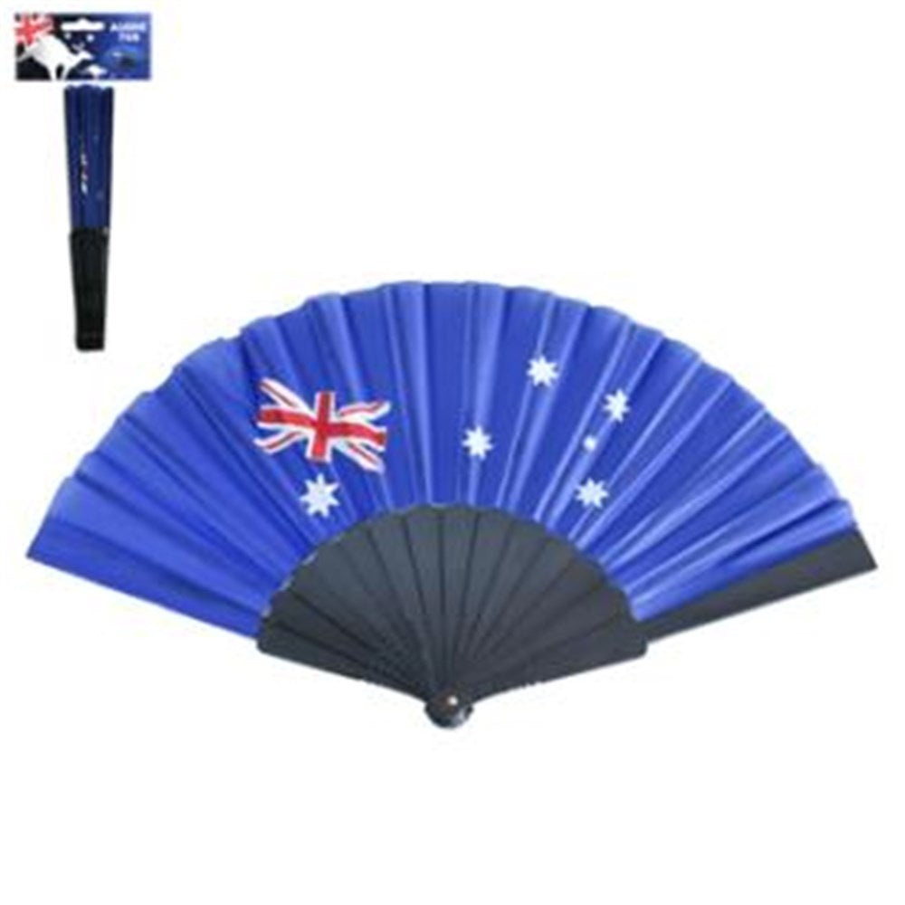 FAN WITH AUSSIE PRINT