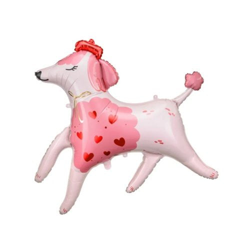 Poodle Dog Shaped Foil Balloon 119x108cm